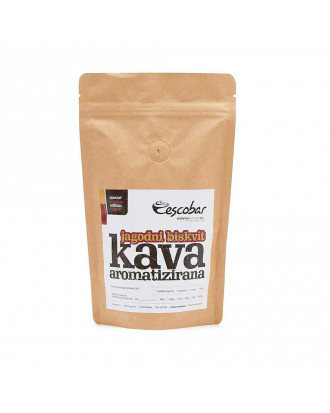 Ízesített kávé escobar eper keksz