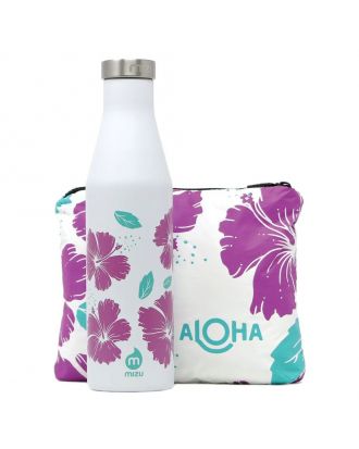 Aloha Mizu utazókészlet, termosz üveg és táska